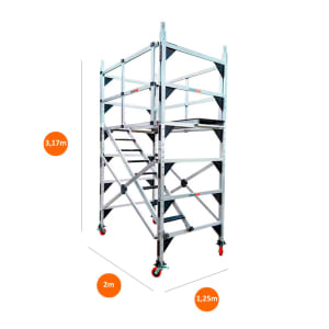 Andamio en Aluminio 4 m de Trabajo